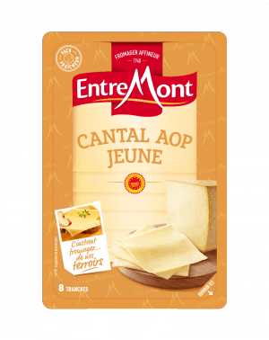 Entremont Cantal Jeune PDO slices